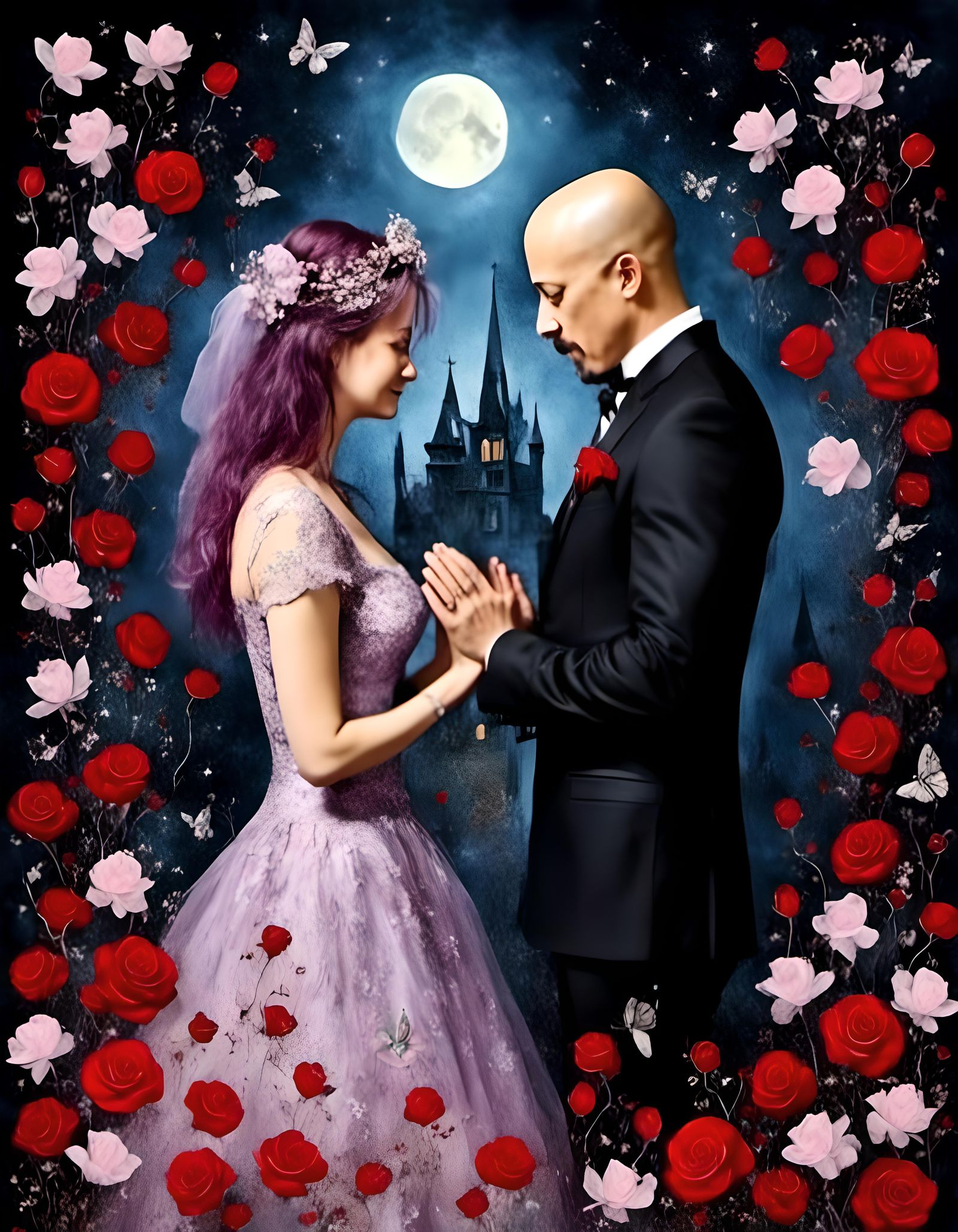 <lora:SurrealStrokes:1.0> <lora:MixedMediaCollage:1.0> + 2 f...