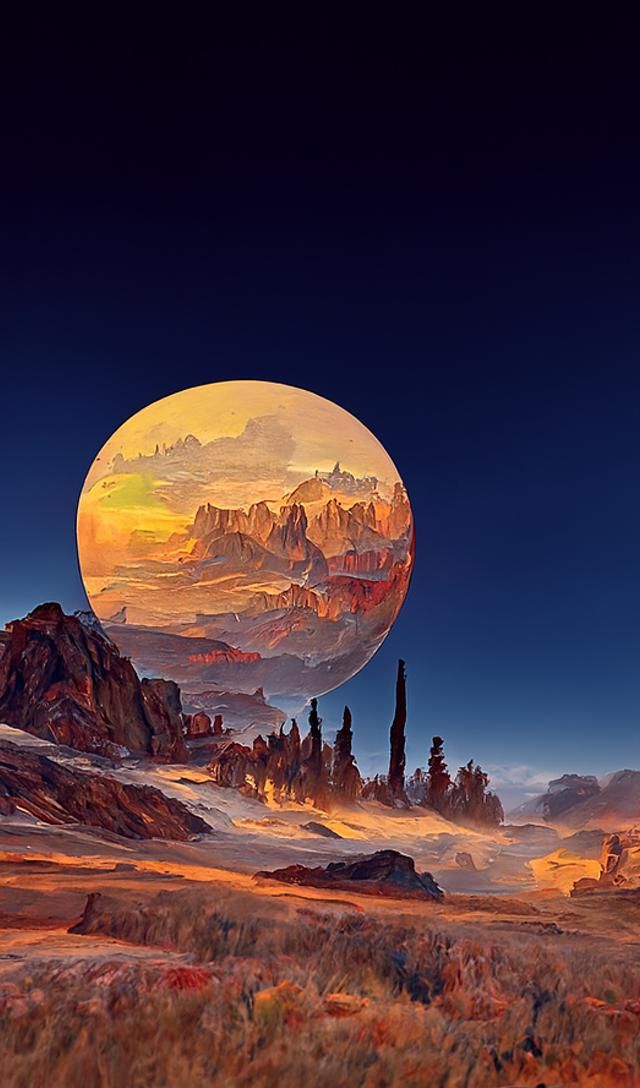 Autumn full moon