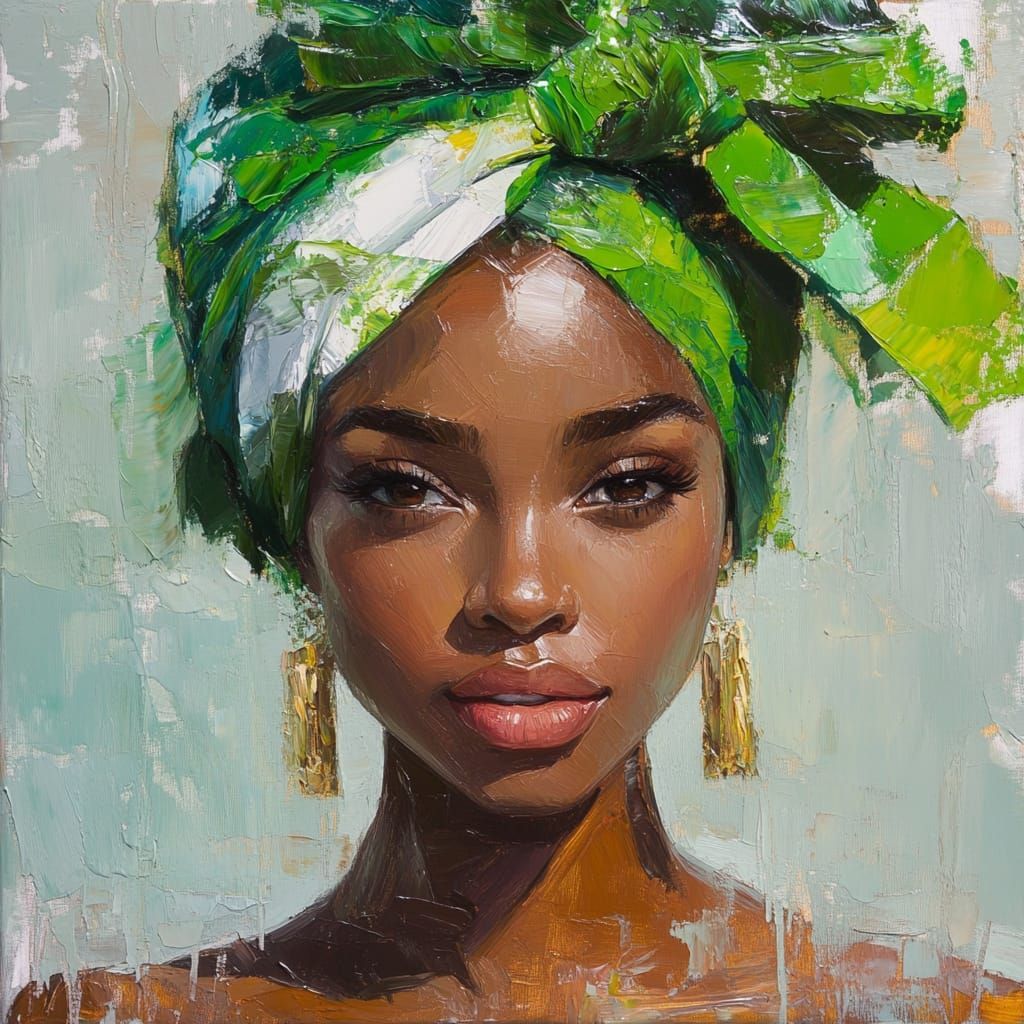 oil painting portrait