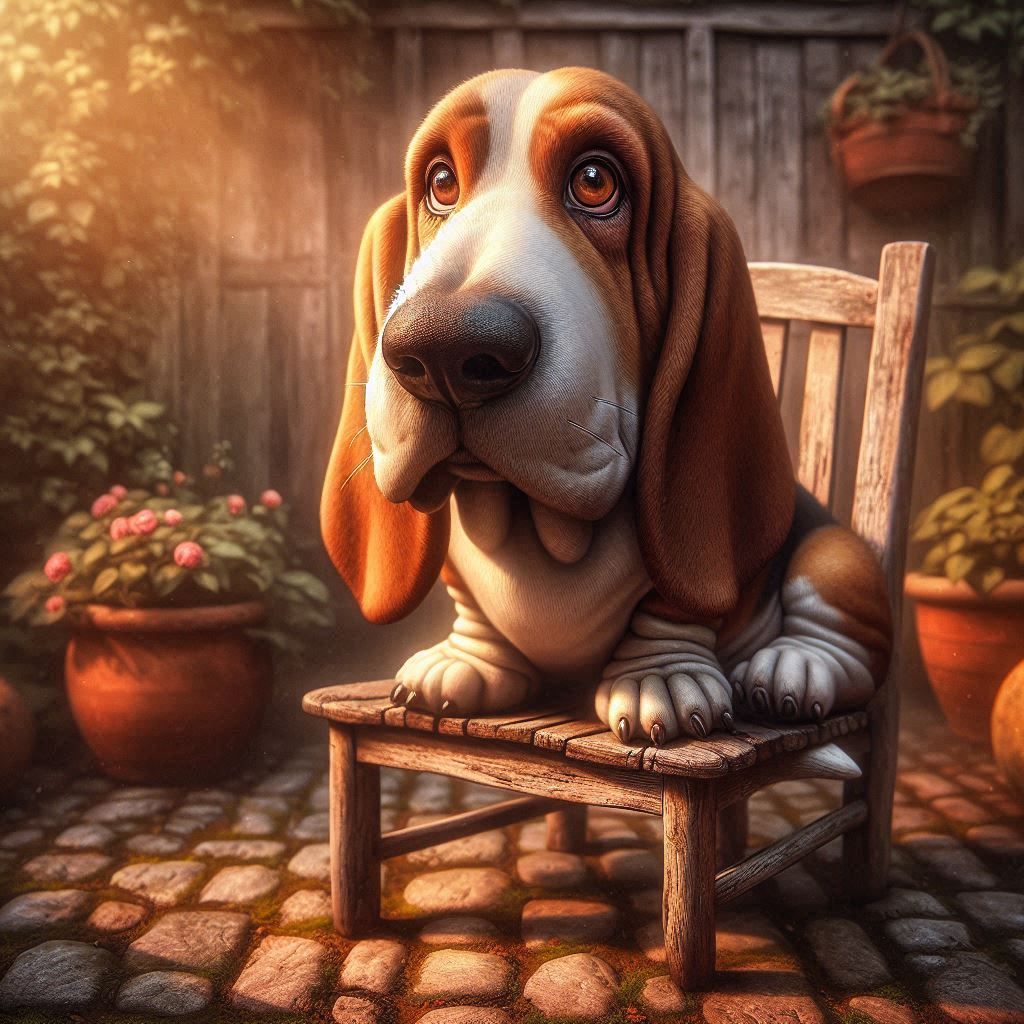 Romo is Sitting on a Chair 🐶🐶😁