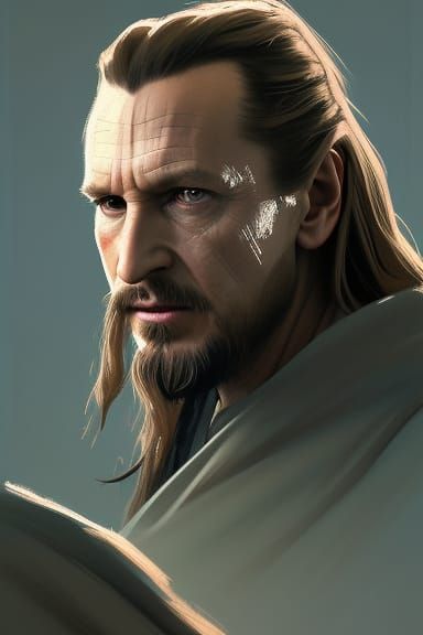 Qui-gon Jinn log cabin - AI Generated Artwork - NightCafe Creator