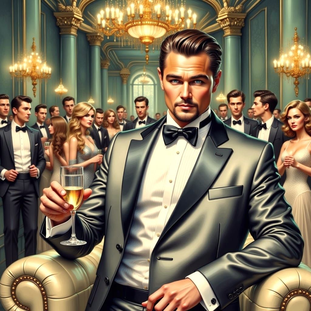 Gatsby in his element