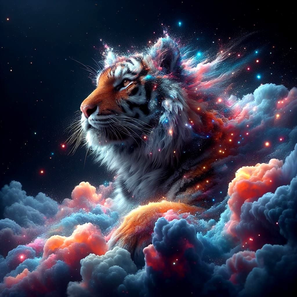 🐯 tiger in the clouds 🐯