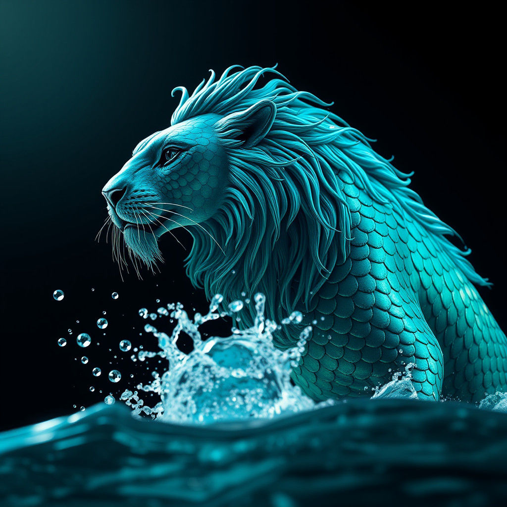 water lion