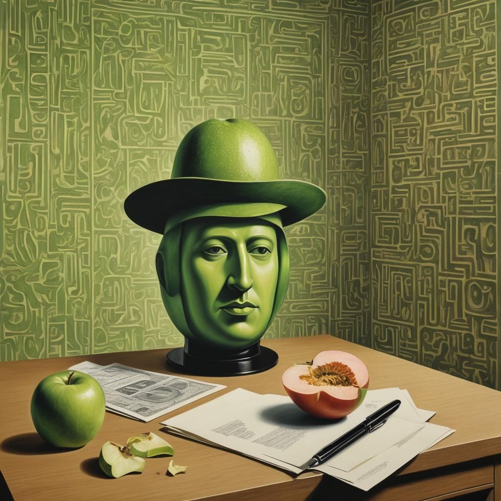 lithography
animal totem
magritte, un personnage avec un cha...