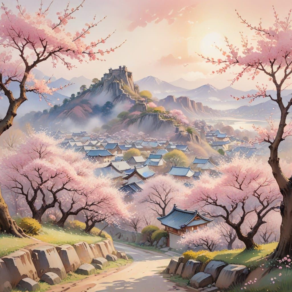 A Spring in Japan  by @Hiro