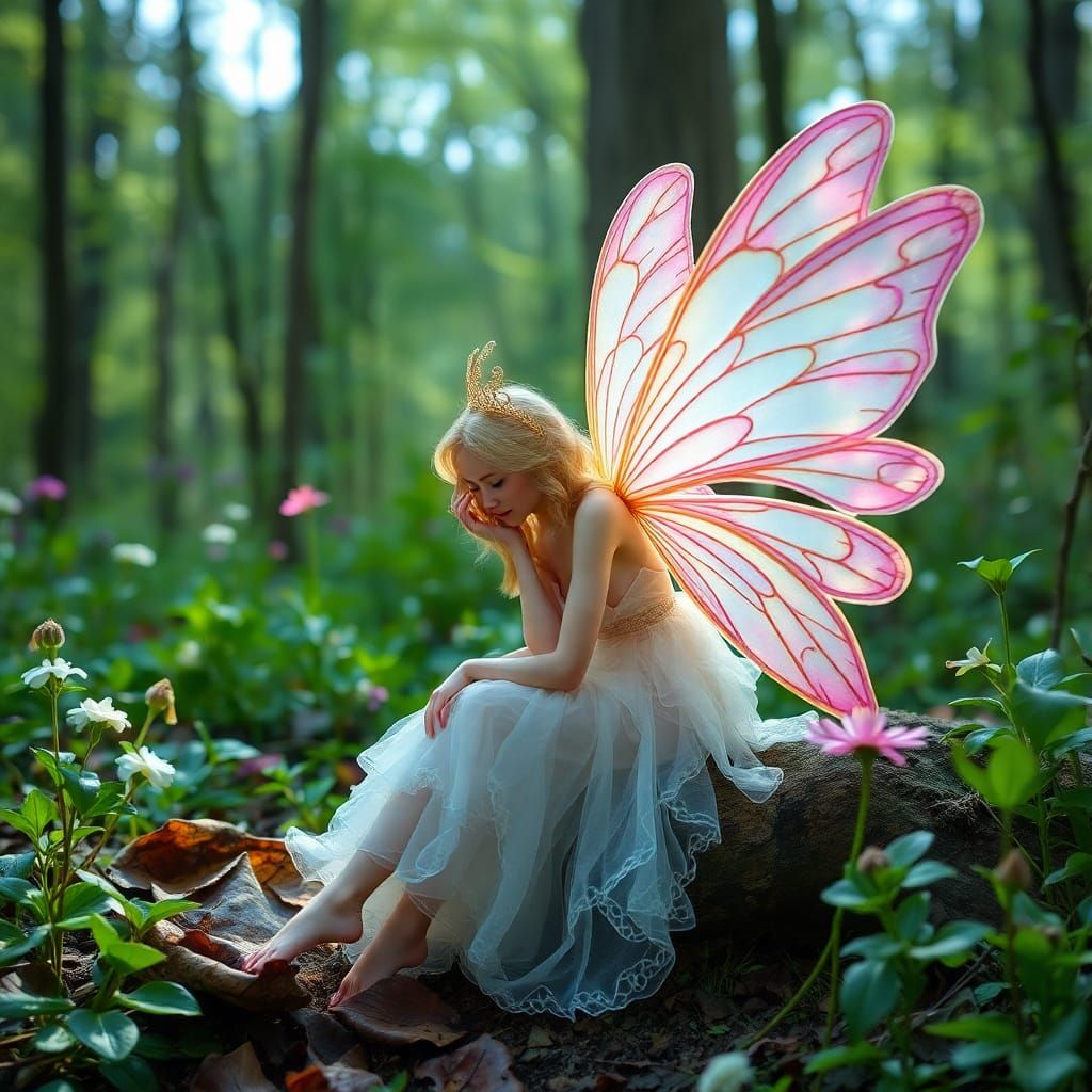 Fairy lost in thought