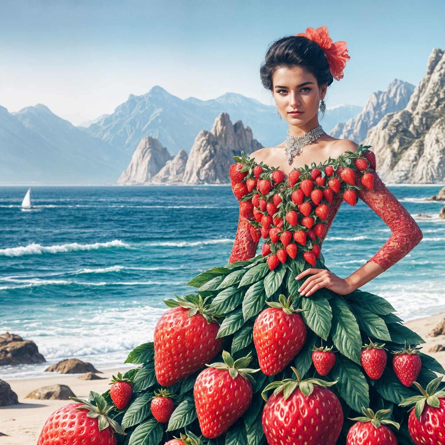 Summertime in a strawberry dress  by @Diane