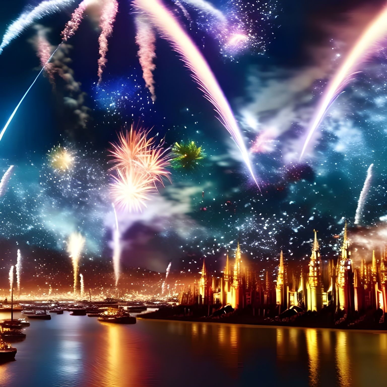 HAPPY NEW YEAR! 🎊🎉🌍  by @alba