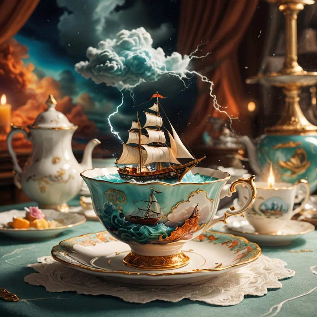 Storm in a teacup  by @JimmytheRogue