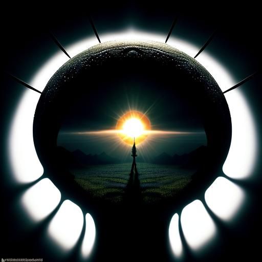 White portal into a dark world