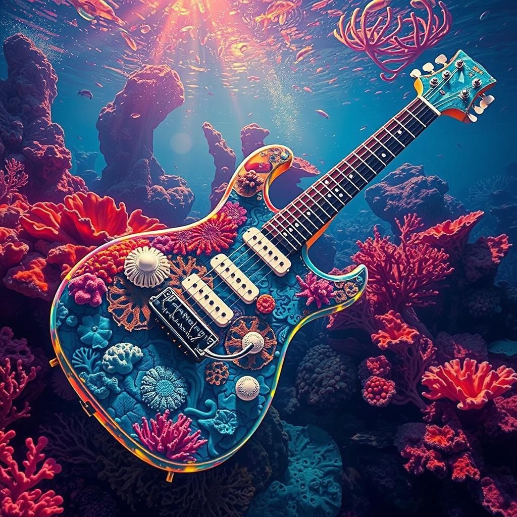 Coral reef guitar