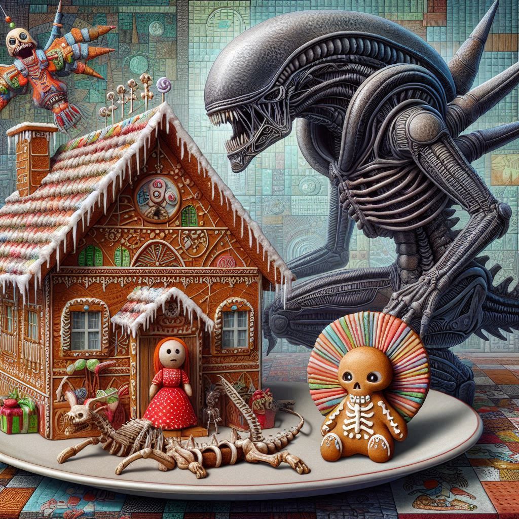 Halloween gingerbread