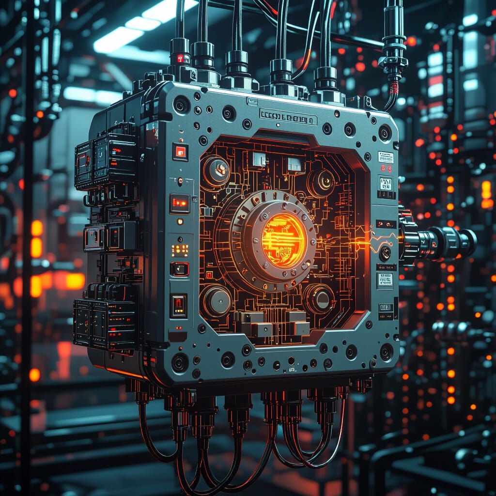 Variable Frequency Drive: Fantastical Tech Matte Painting