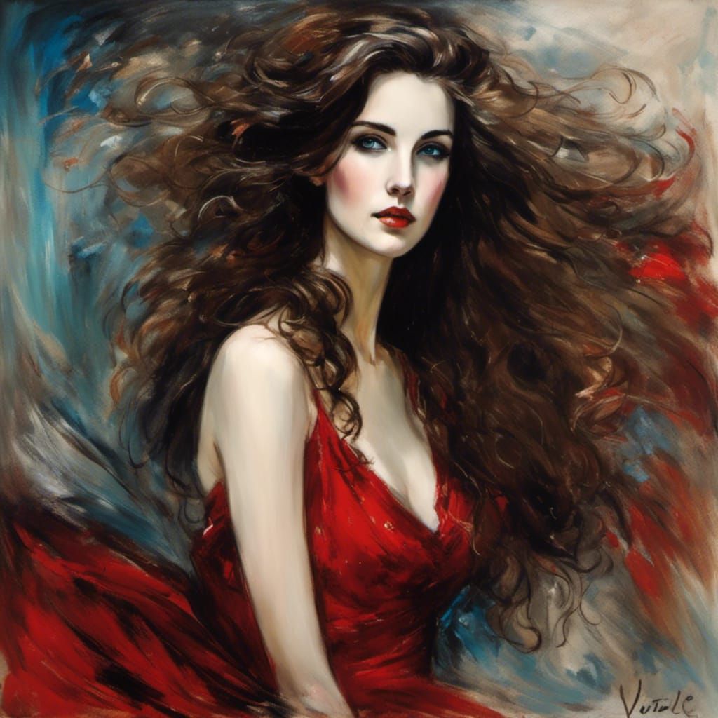 Lady in Red 
<lora:HauntingPortraits:1.0> 
