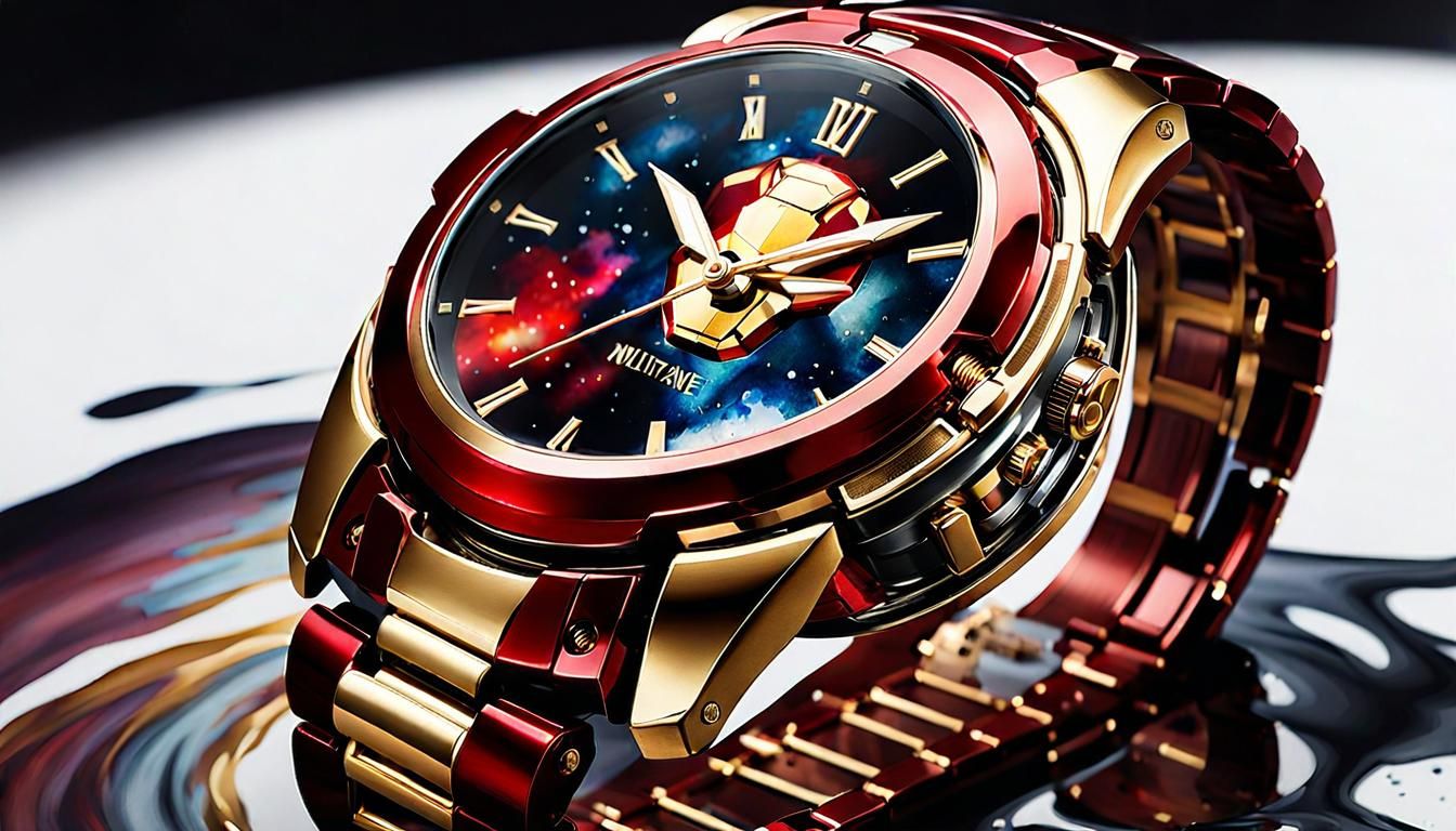 Iron Man Wristwatch AI Generated Artwork NightCafe Creator