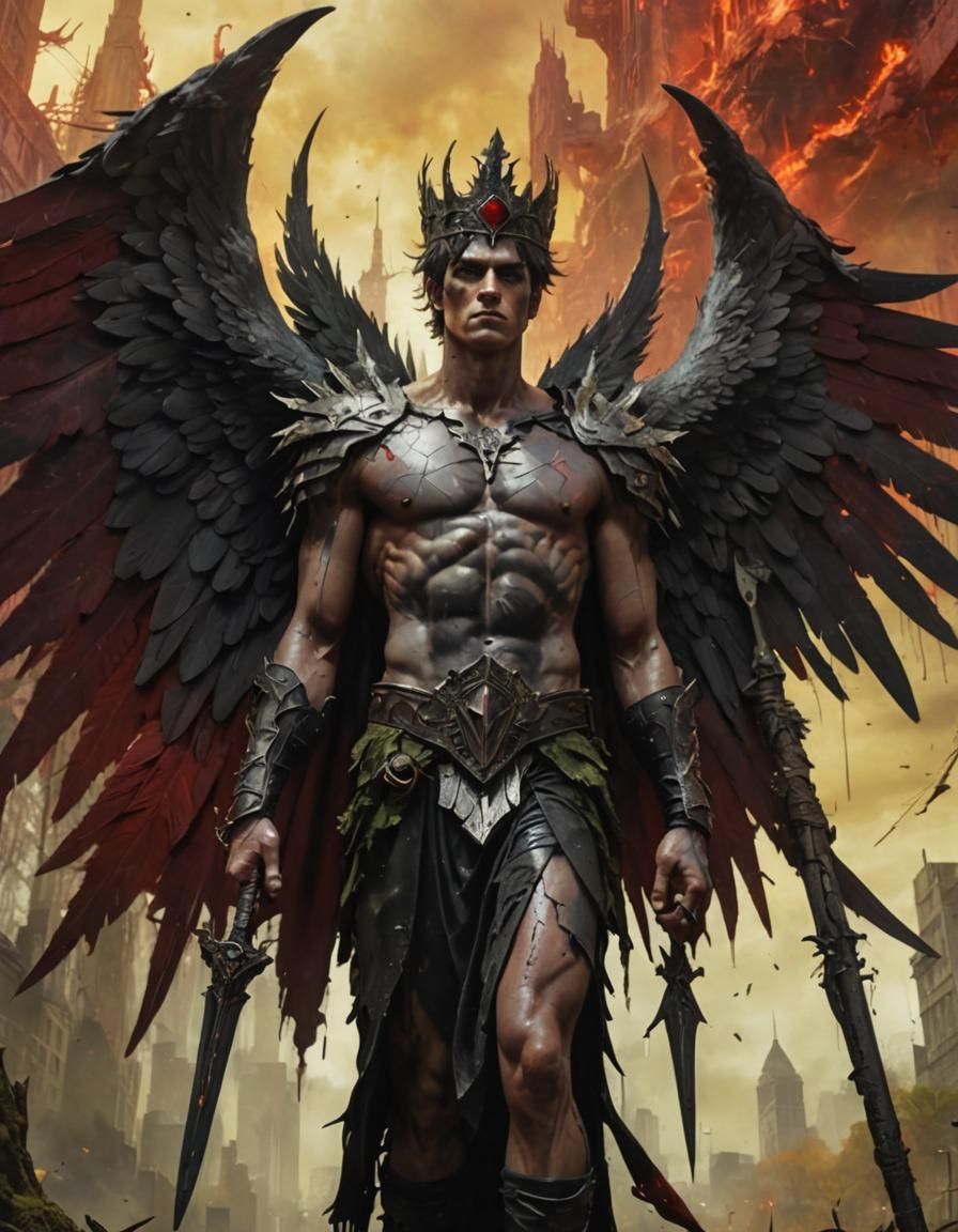 Zephyrus is the god of dawn, youthful appearance military ha...