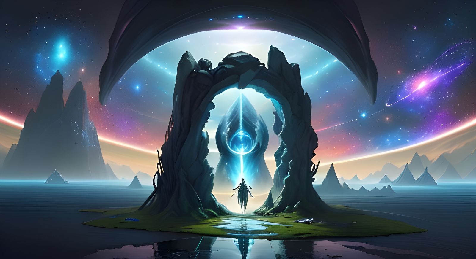 Through The Gates Of Infinity: Peeking into the flow of Ever...