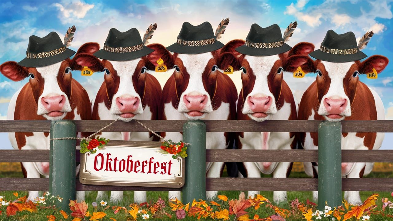 Oktoberfest Cows