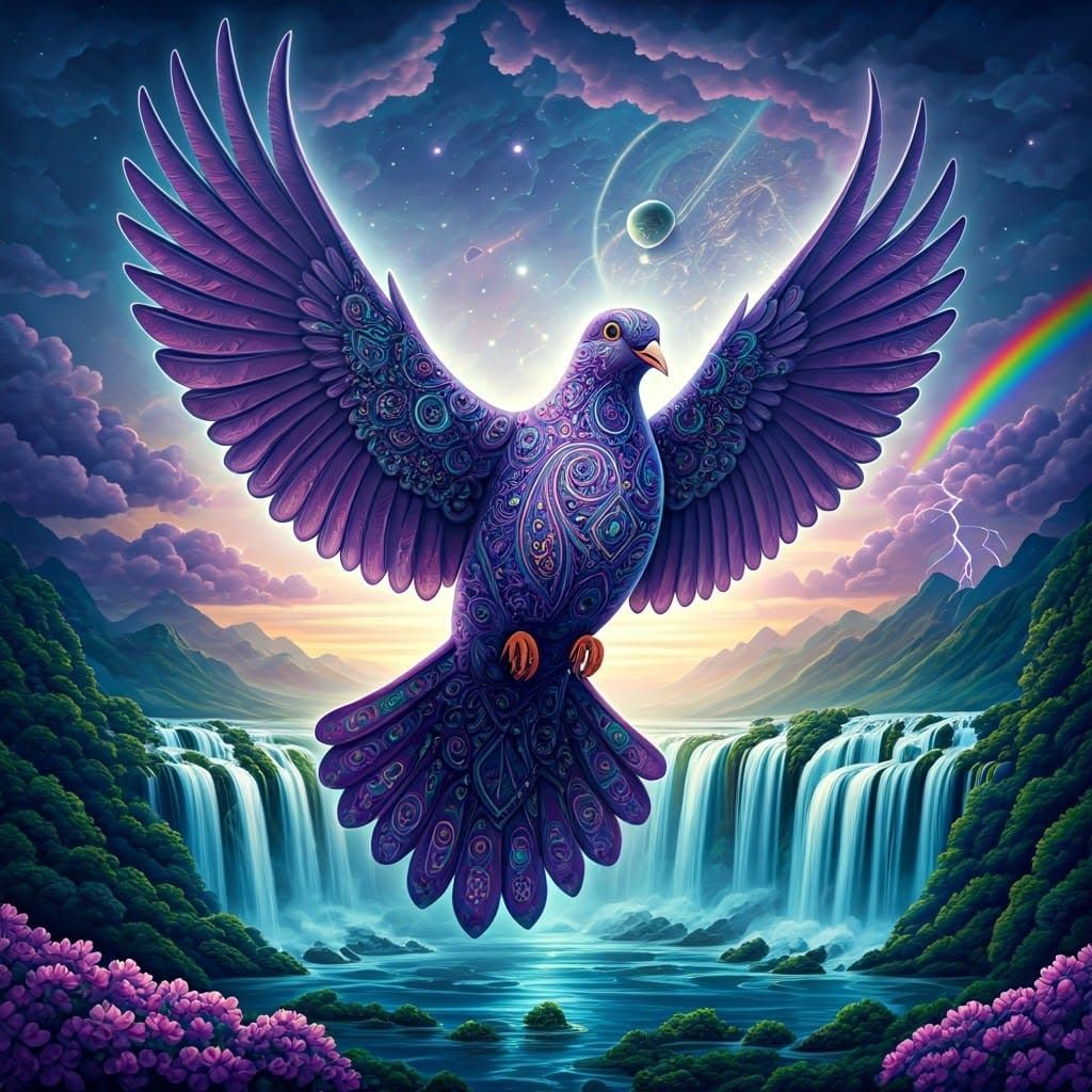 Paisley Dove  by @Raederle