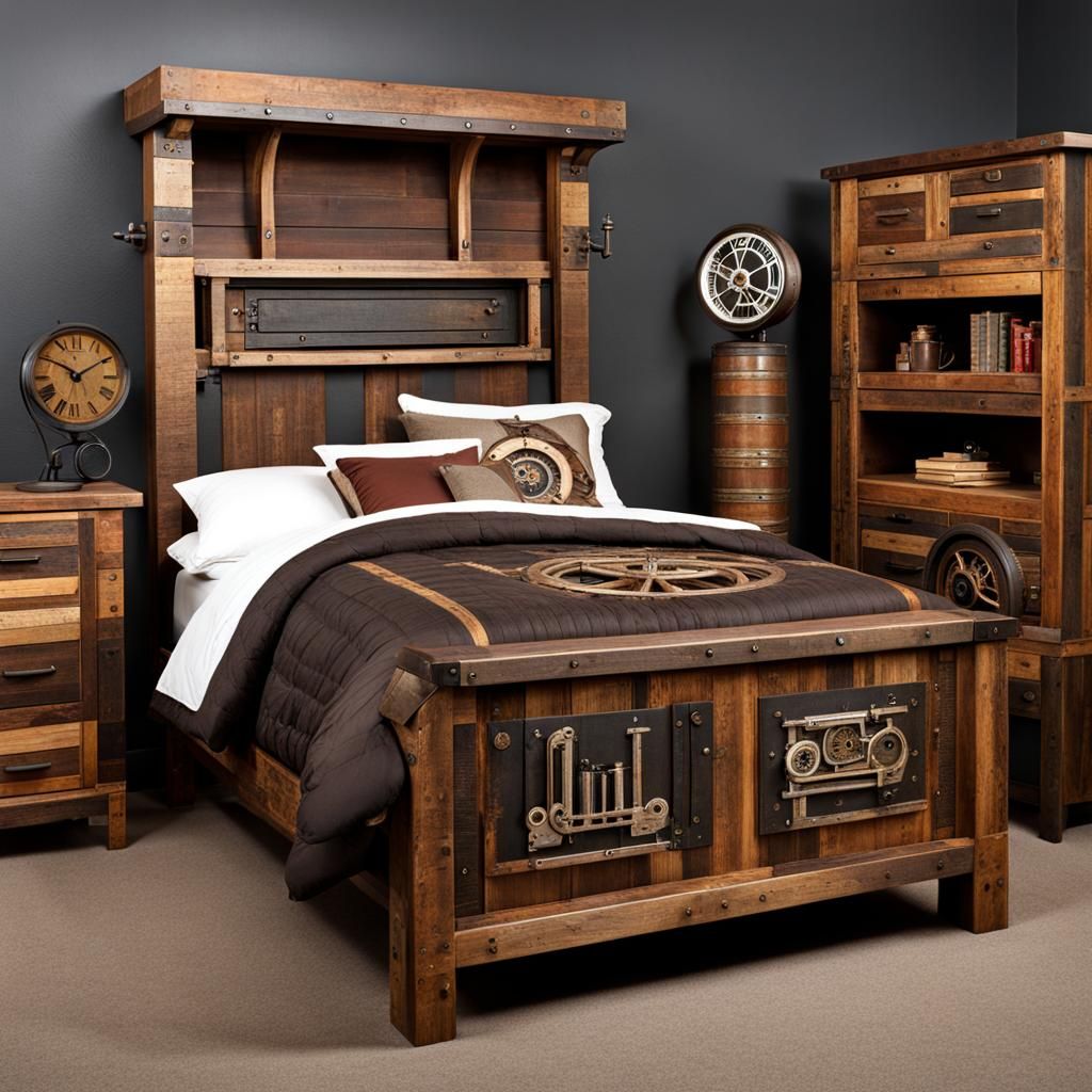 Barnwood Wooden furniture bedroom