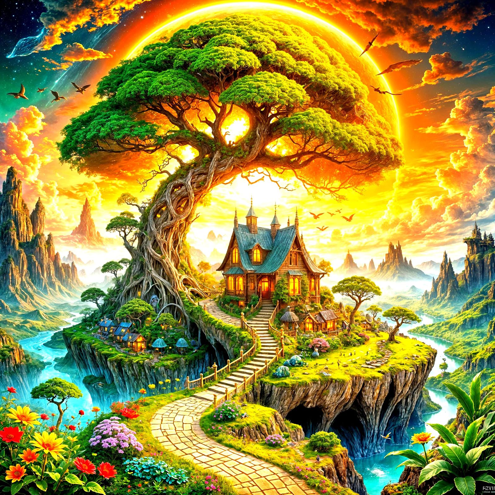 Magical Trees  by @Lennis