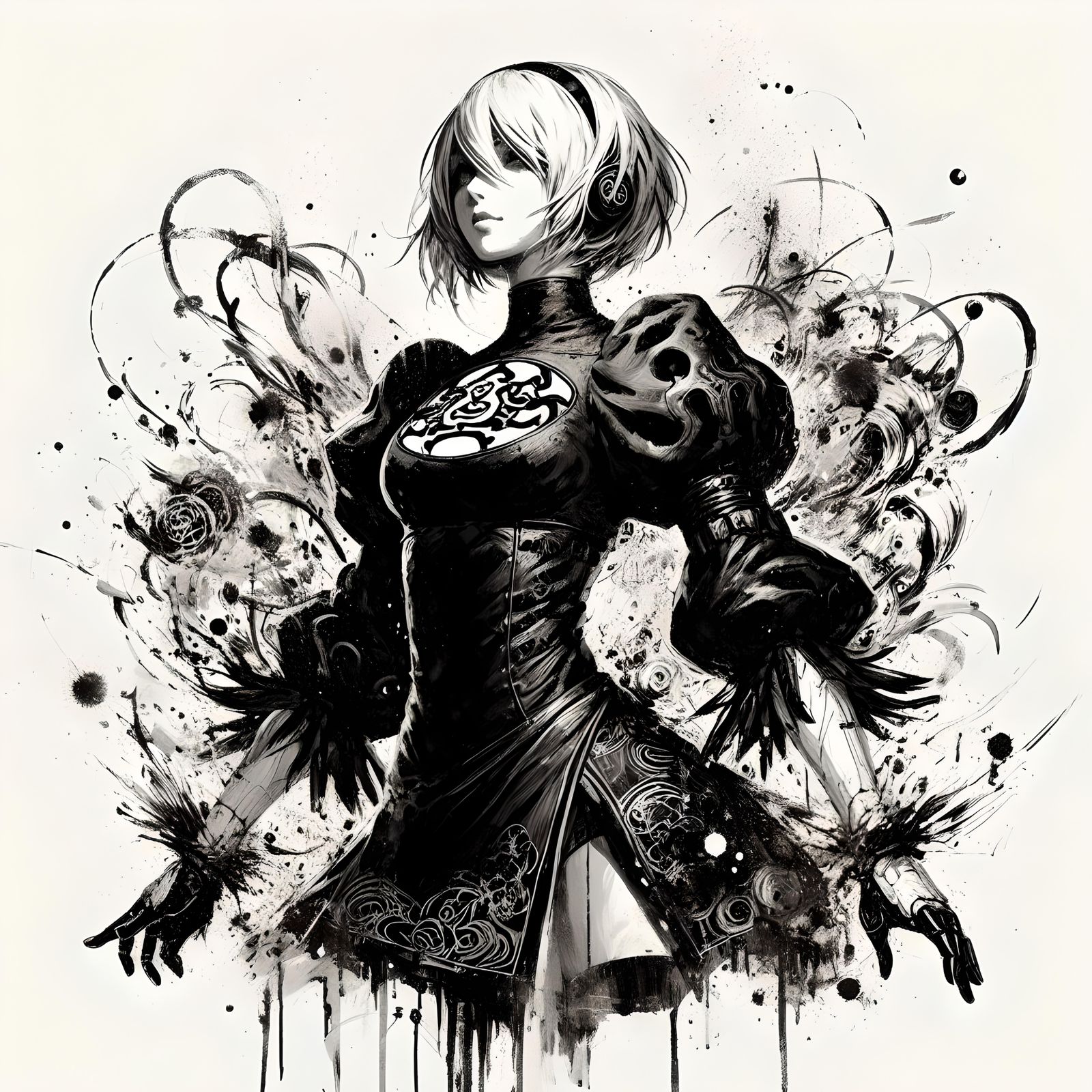 2B - AI Generated Artwork - NightCafe Creator