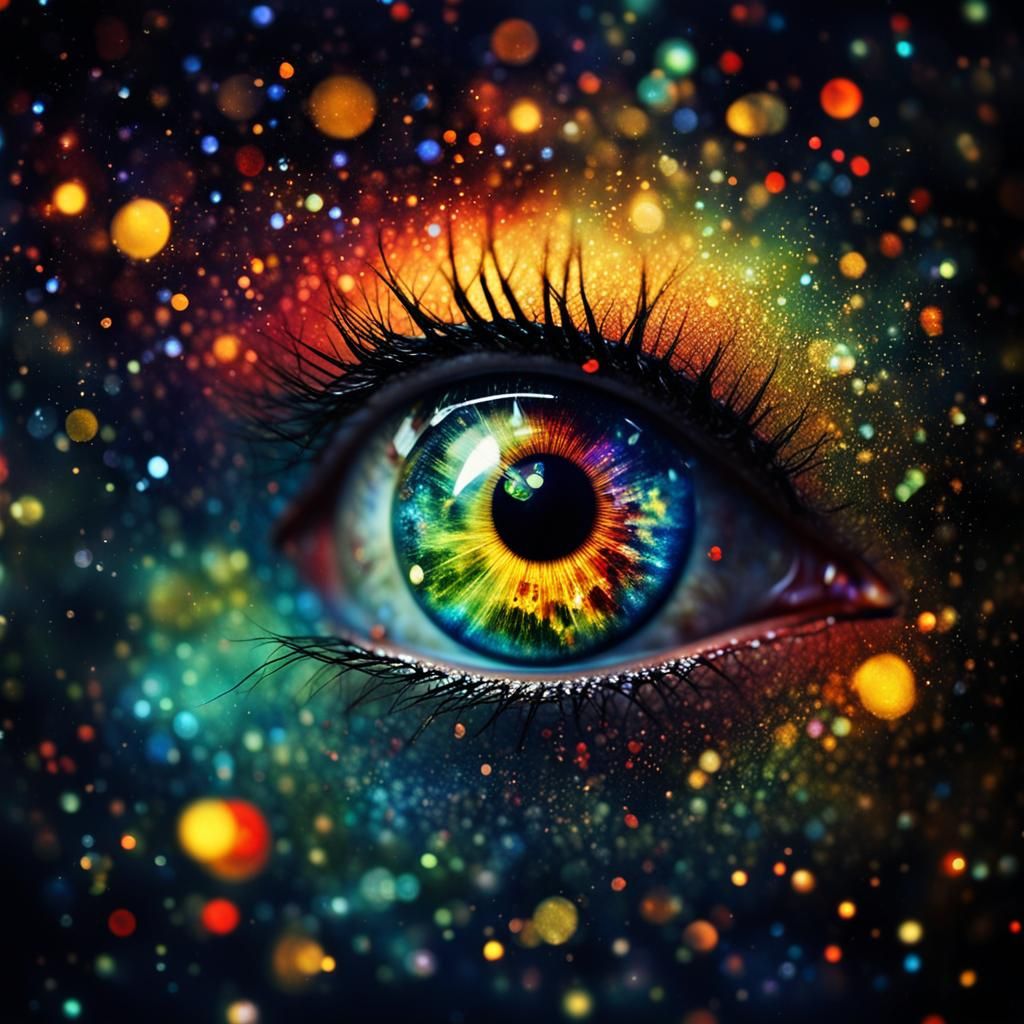 Colorful Eye  by @AI Art Tutorials