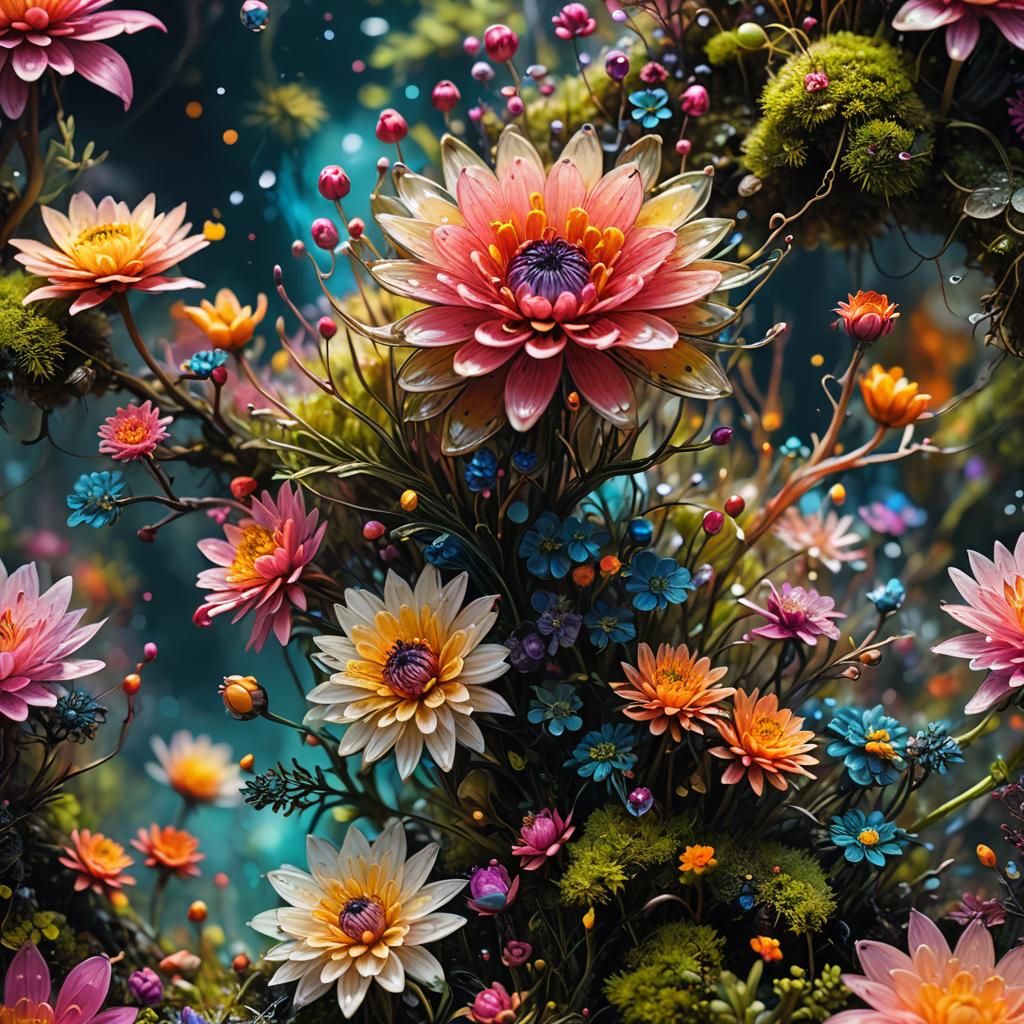 Floral Fusion  by @NaturePaletteCreations