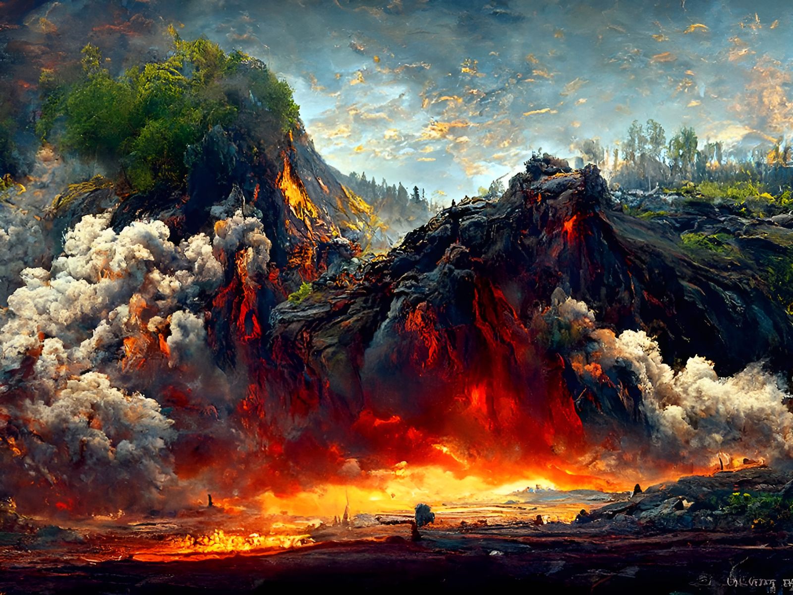 Lava Field  by @GammaStrobe