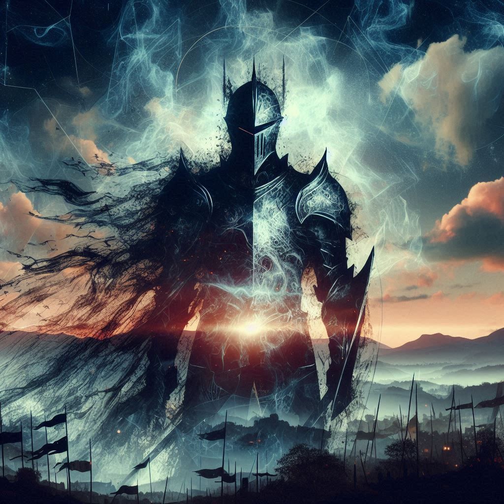 double exposure beautiful fantasy portrait landscape..