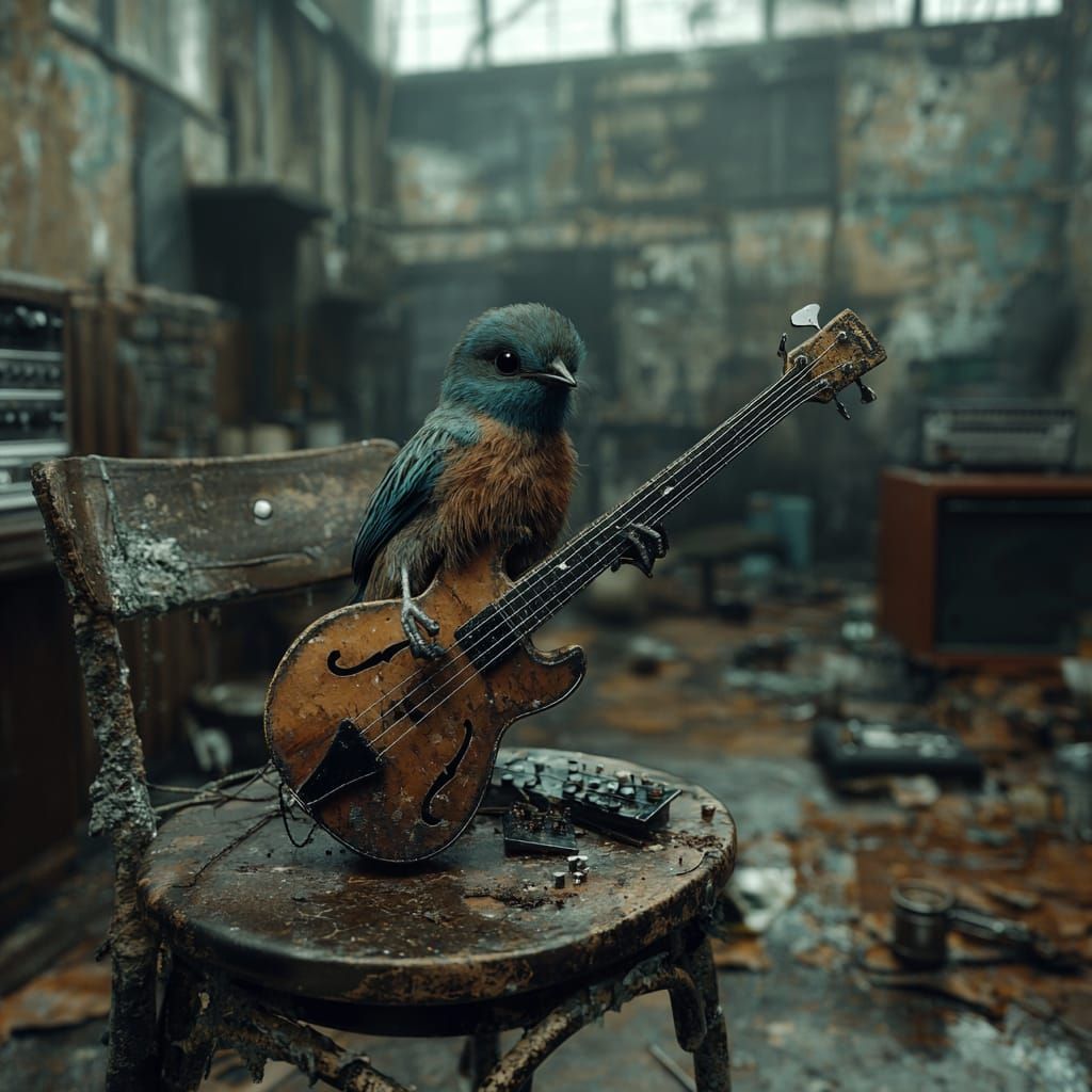 Bluebird Blues (Midjourney set) #2