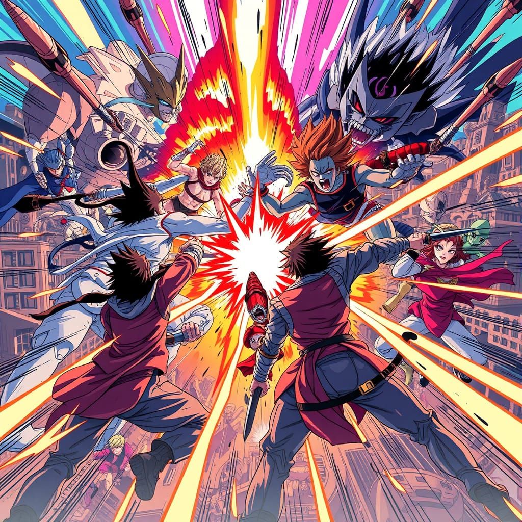 Anime Showdown  by @Kristen Kruwit