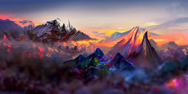 Mount Olympus at dawn - AI Generated Artwork - NightCafe Creator