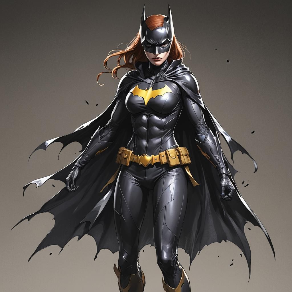 Batgirl DC anime version - AI Generated Artwork - NightCafe Creator