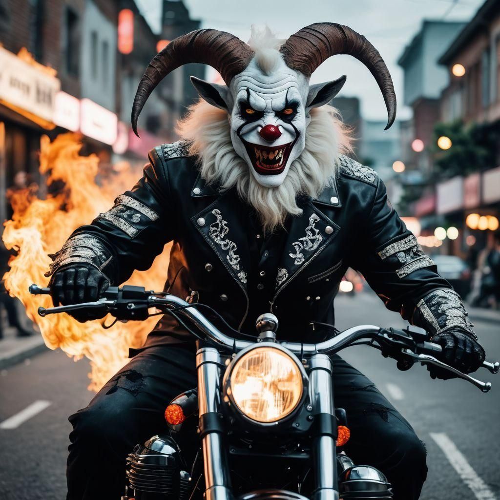 Pennywise Style Ghost Rider