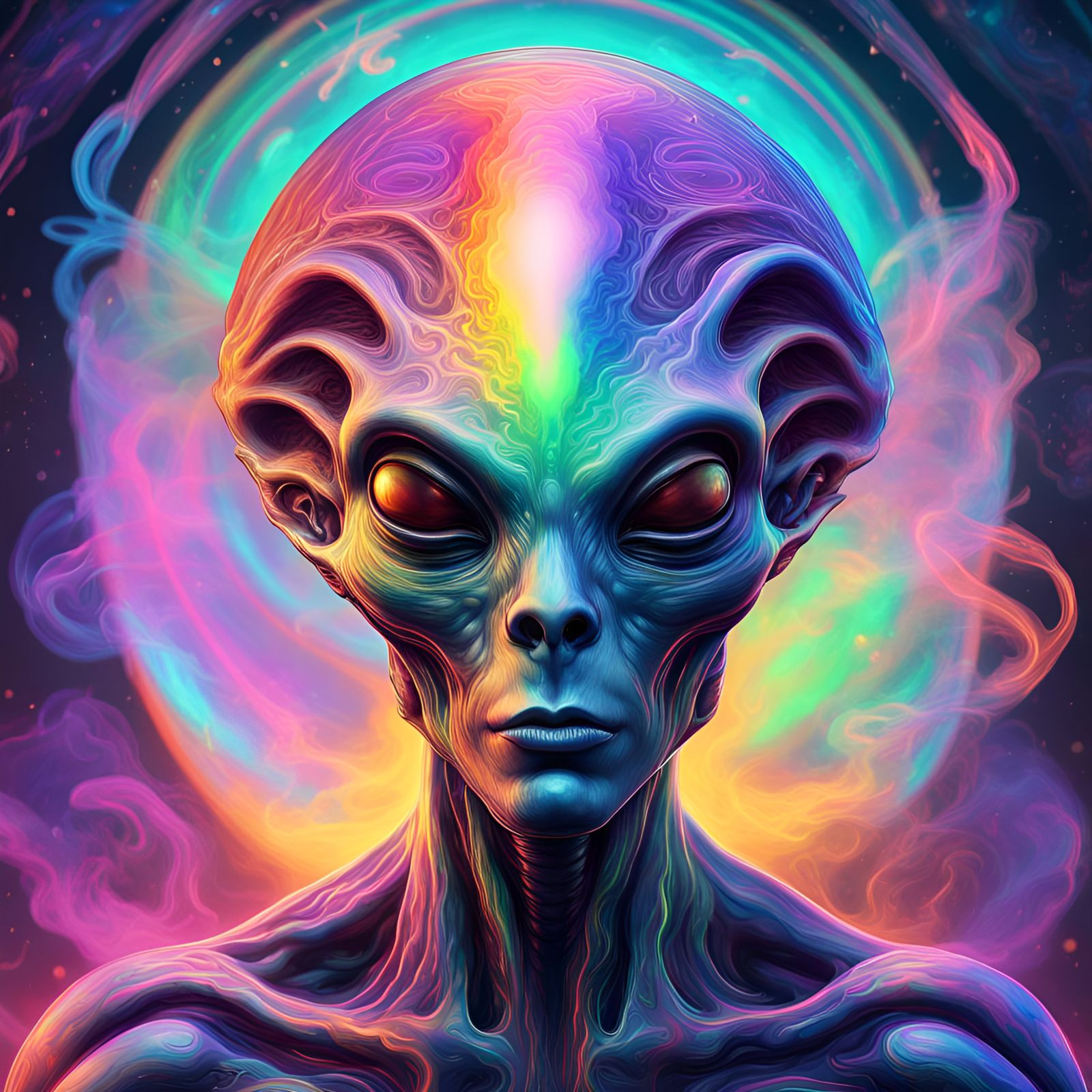 Alien - AI Generated Artwork - NightCafe Creator