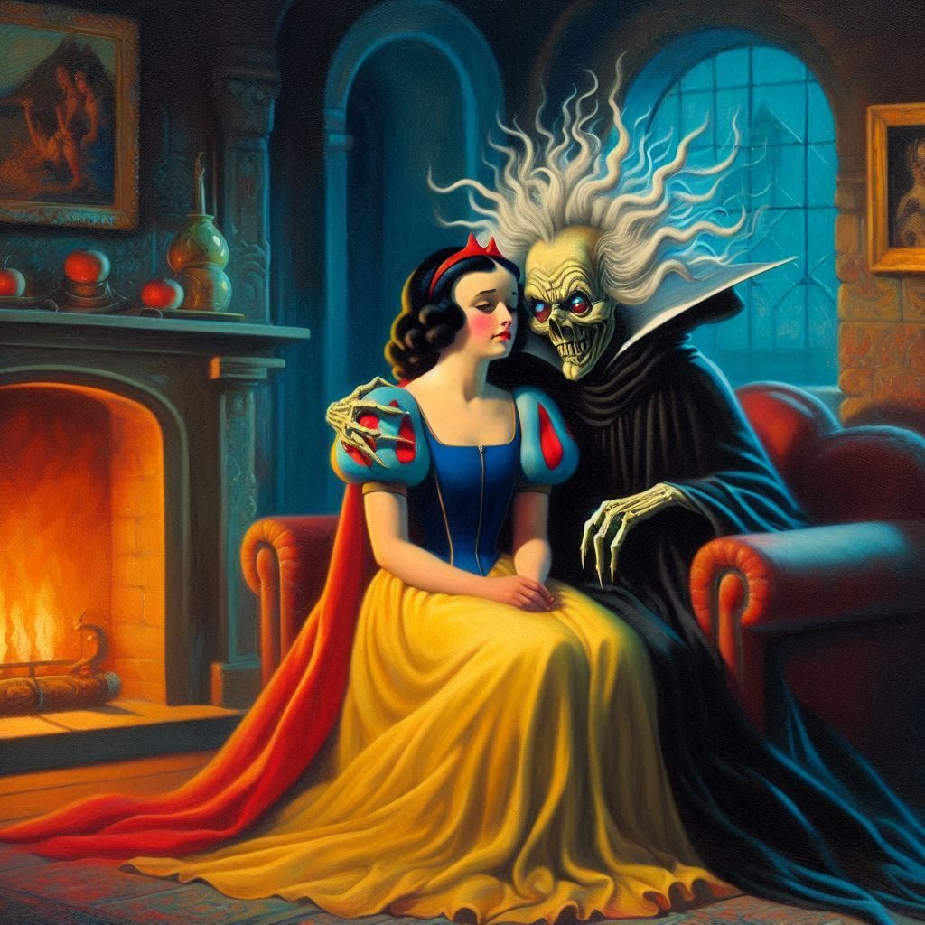 Darkness Embracing the Light