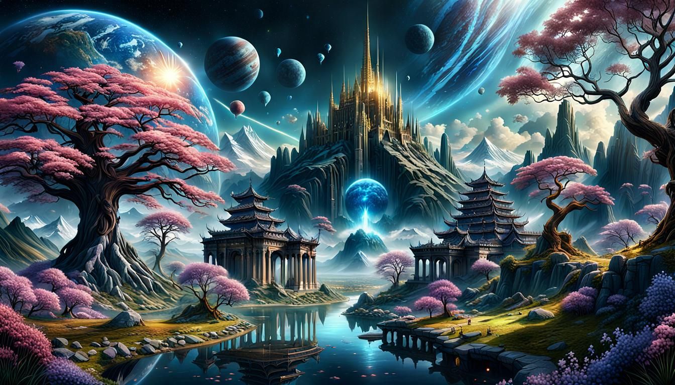 God's Multiverse Kingdom - AI Generated Artwork - NightCafe Creator