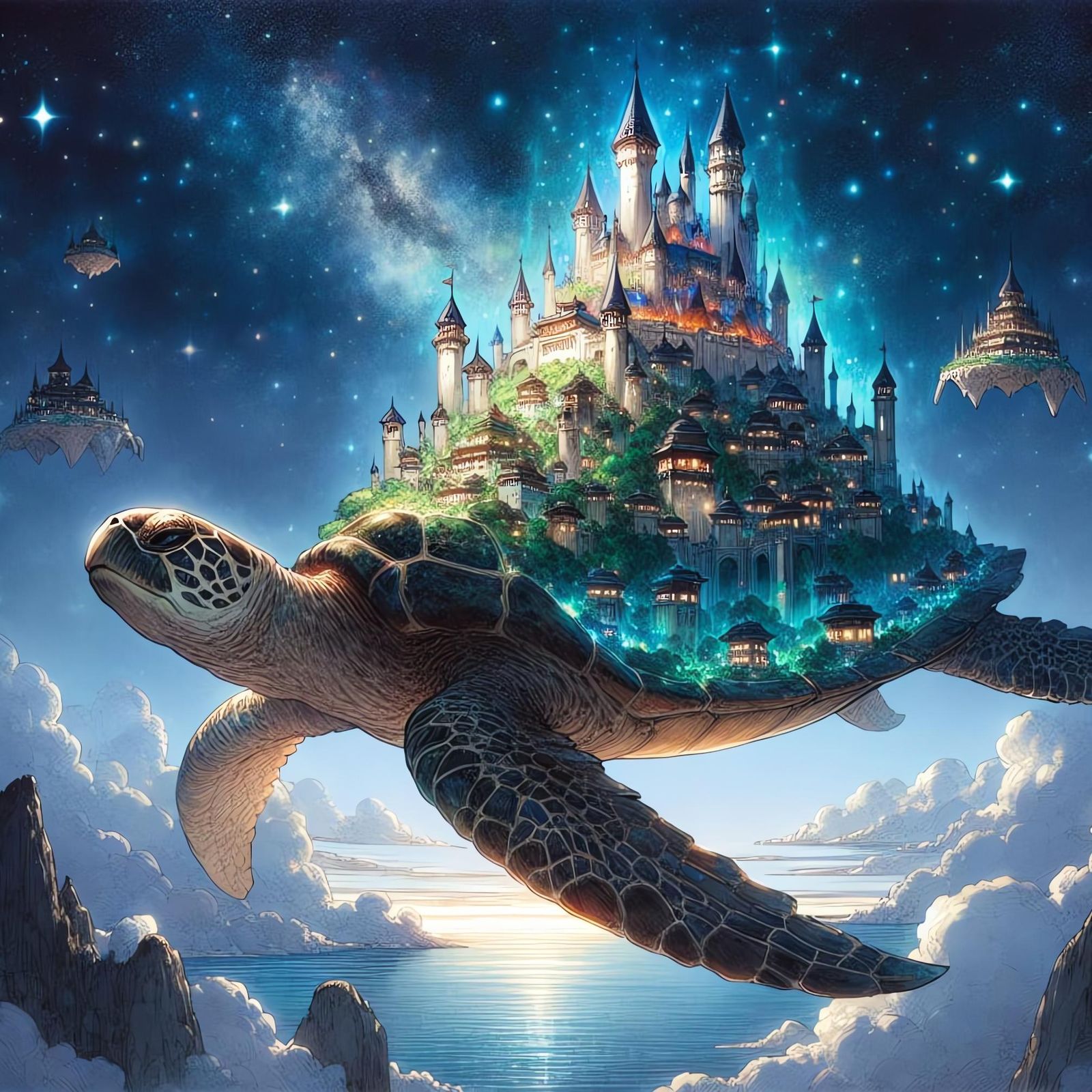 Castle in the Sky  by @Gazelli