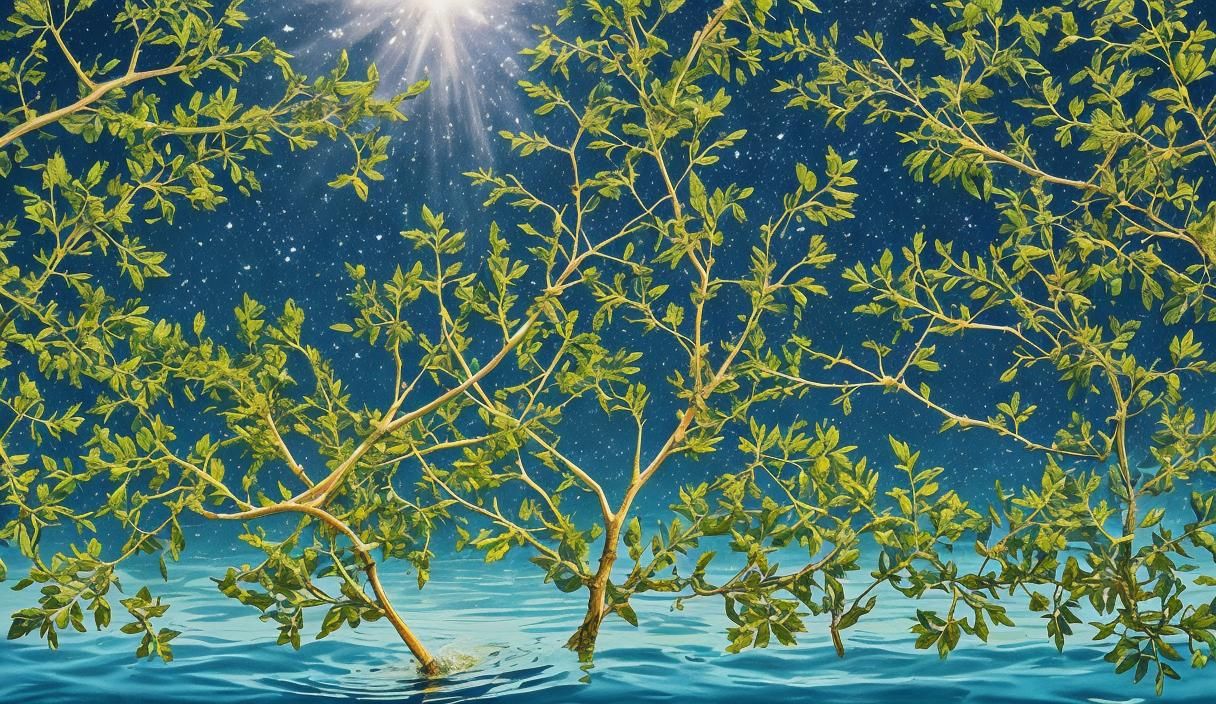 Life come from four elements: Water,  Air, Food and Light