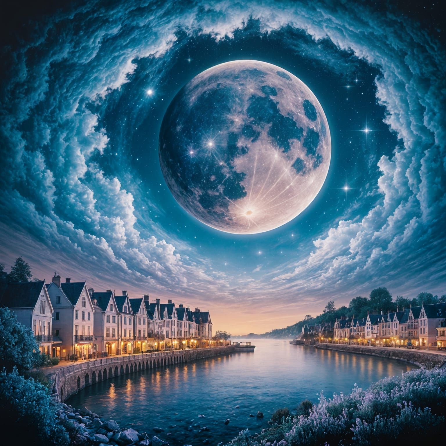 Full moon  by @Piboulou 