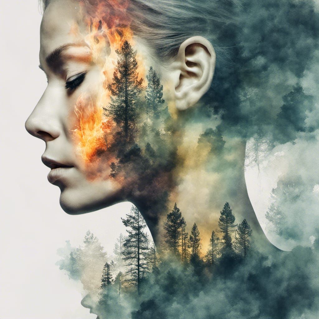 Burning woods  by @PiXXel Pics