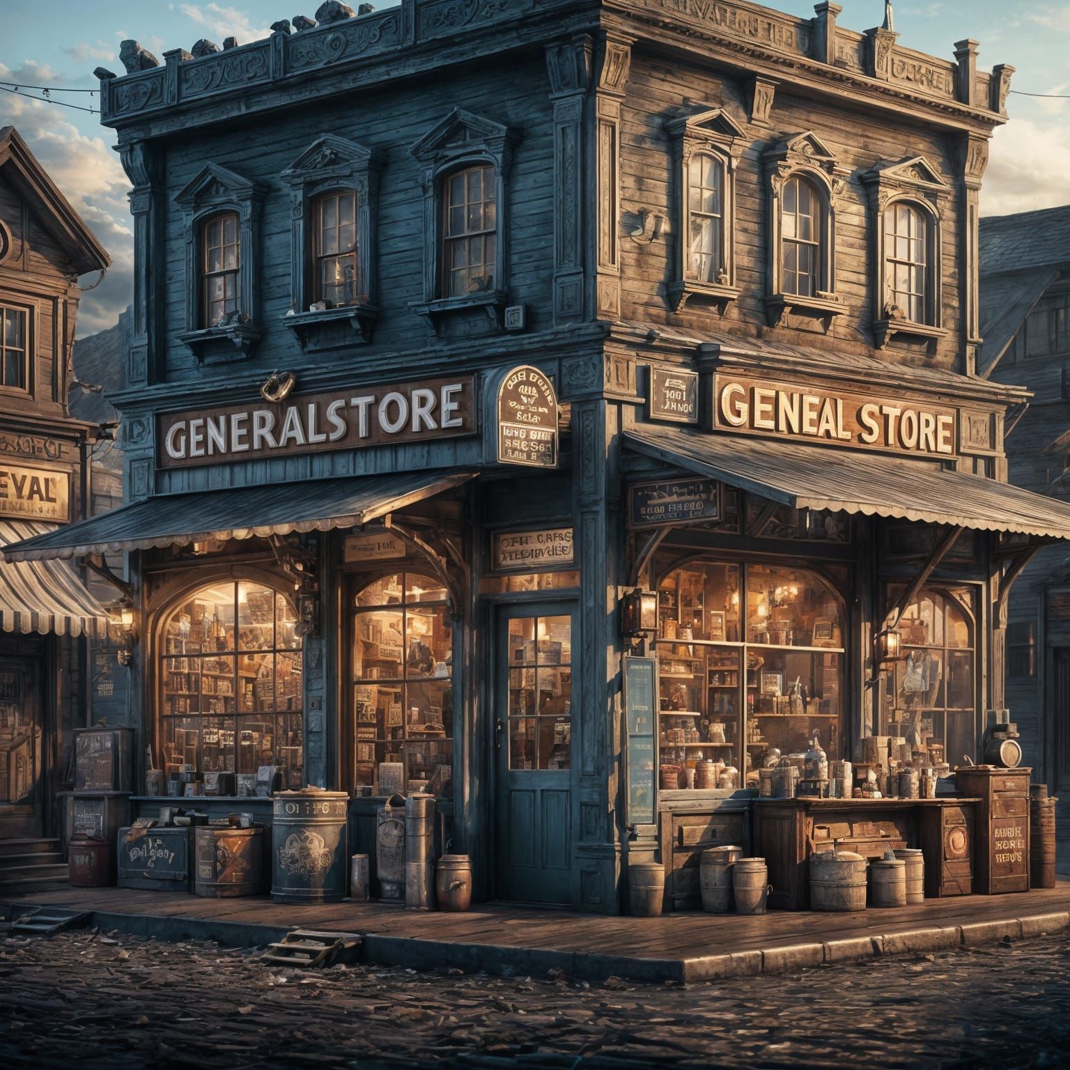 Neighborhood Store Front   by @Happy Jack