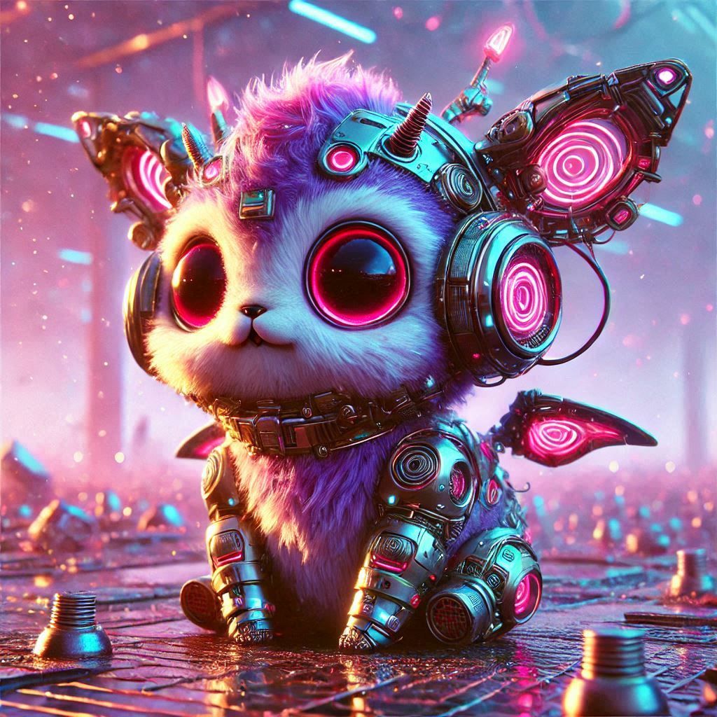 adorable fairy-tale fantasy creature portrait..