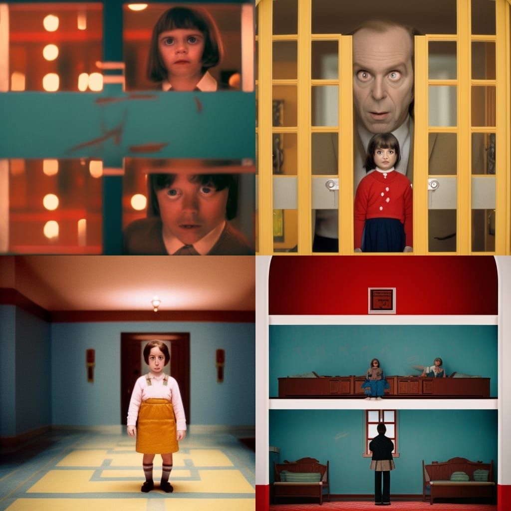 The Shining dirigida por Wes Anderson