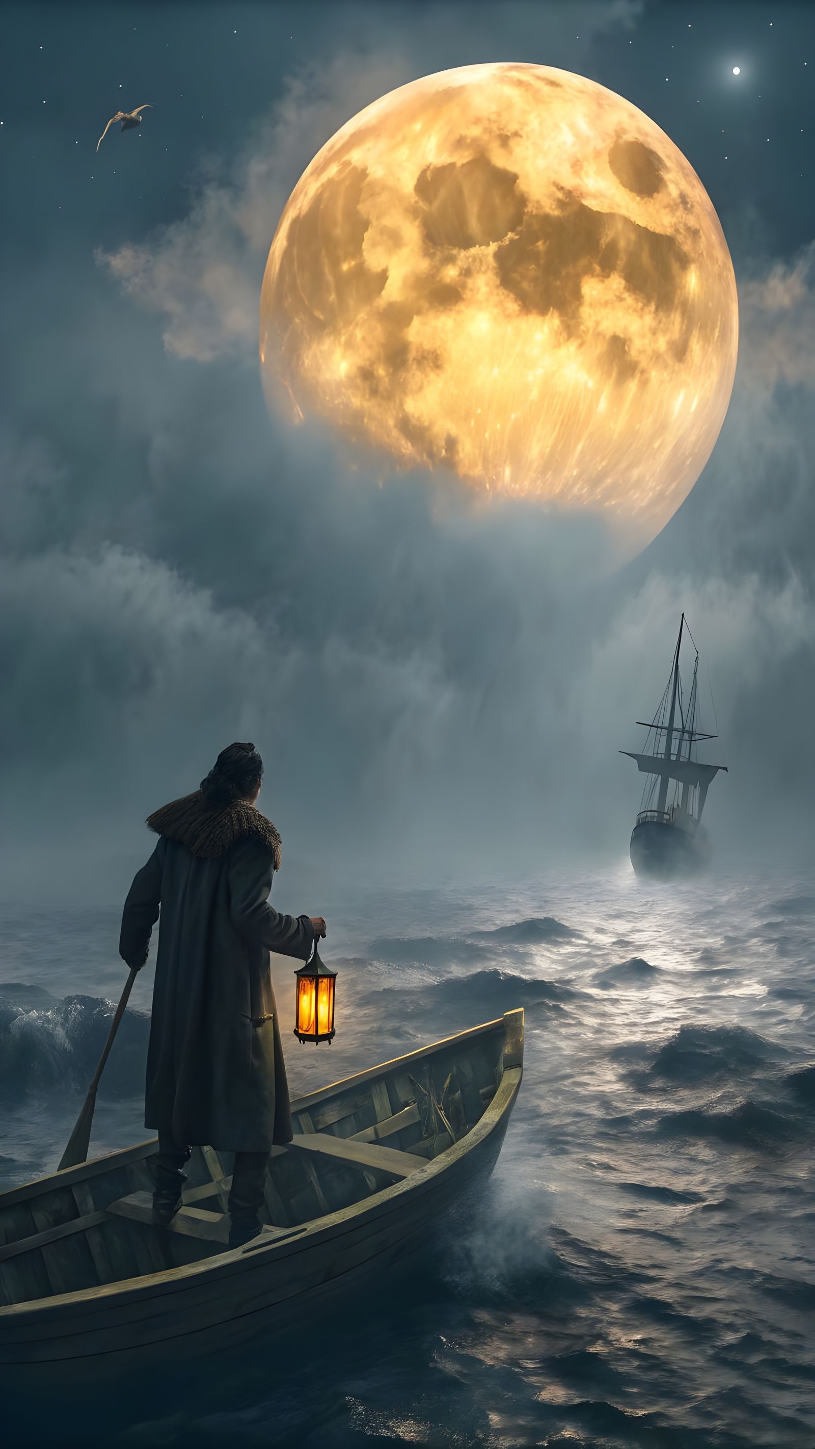 Alone on the Dark Sea