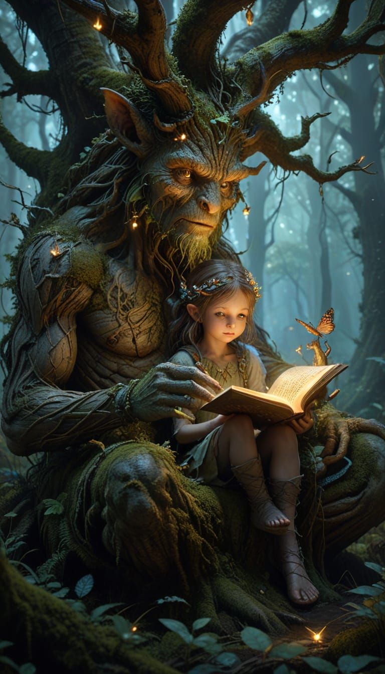 A Bedtime Story to Soothe Her Worry...