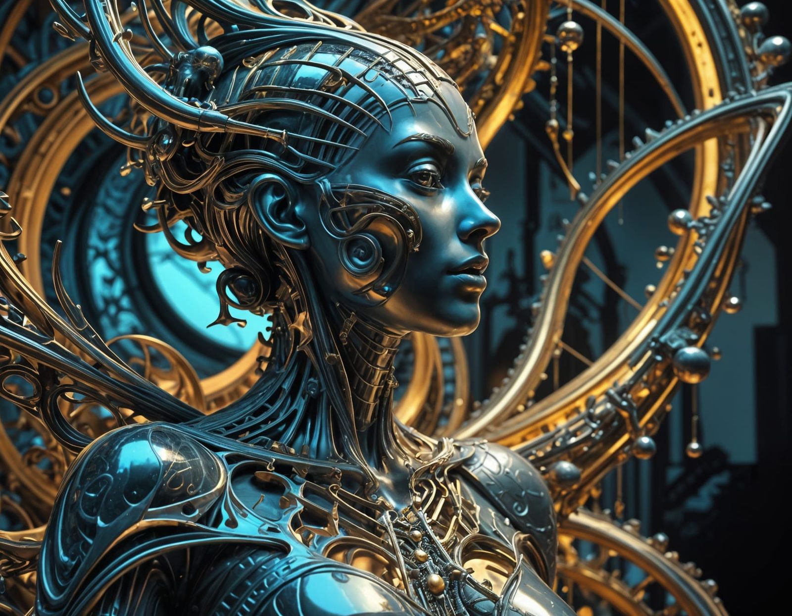 Ethereal Dreamscapes in Digital Sculpture