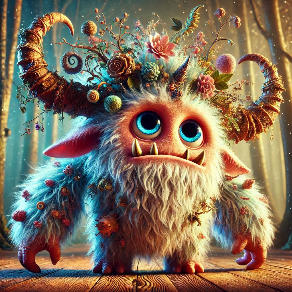 adorable fairy-tale fantasy creature portrait..